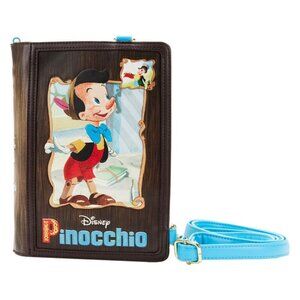 NWT Loungefly Disney Book Series Pinocchio Convertible Backpack/ Purse